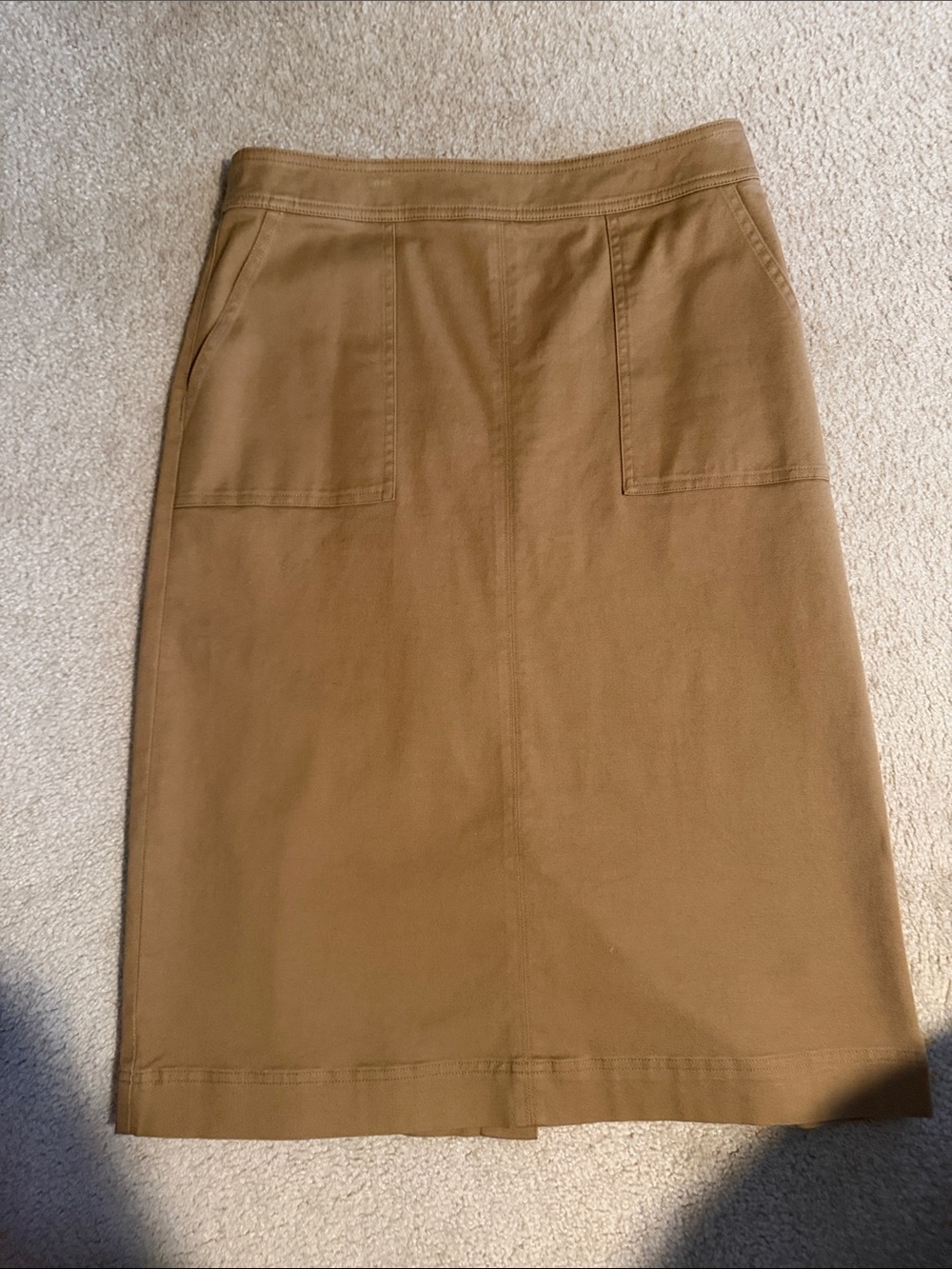 BODEN Women’s Classic Tan Straight Pencil Skirt - 10R